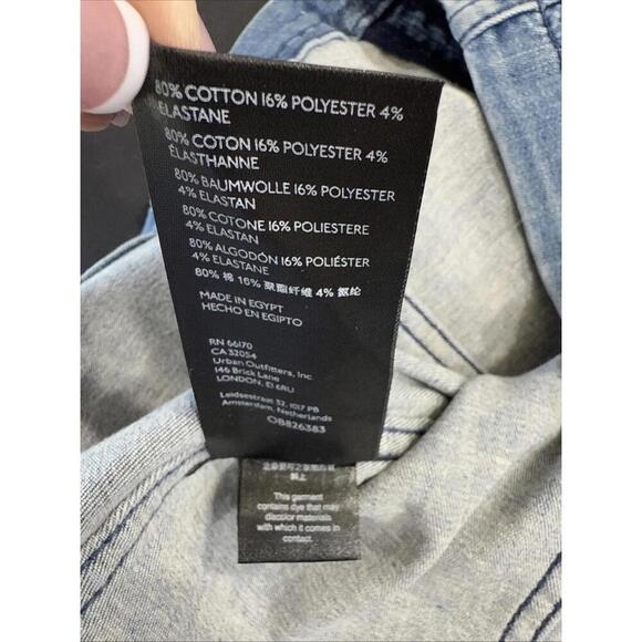 Free People Boho Preppy Business Casual Y2K Hippie Mini Skirt size 6 - Picture 14 of 15